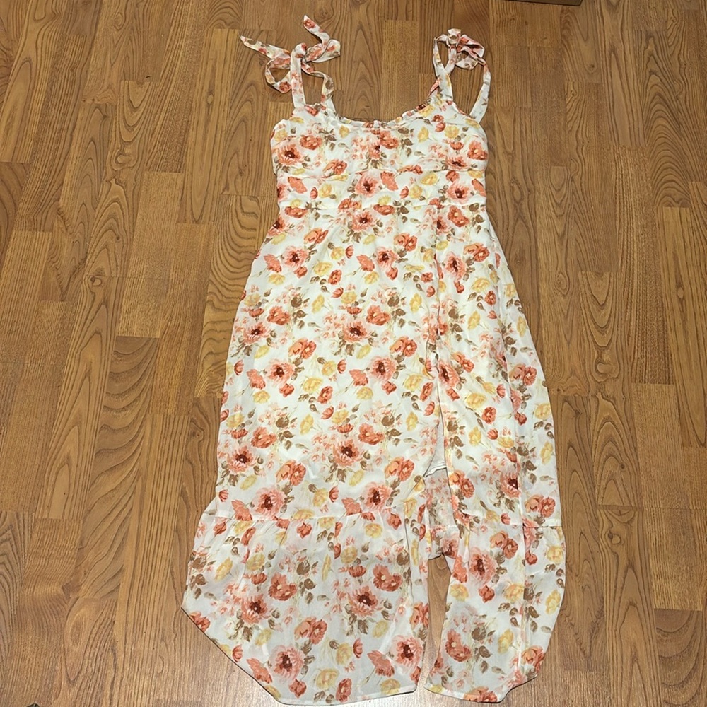 Abercrombie & Fitch Midi Slit Dress